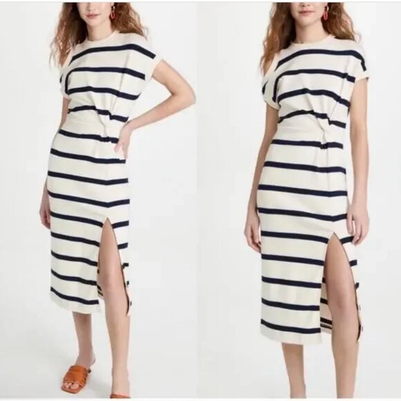 B23 Tanya Taylor Stripe Dress XL - Picture 1 of 8